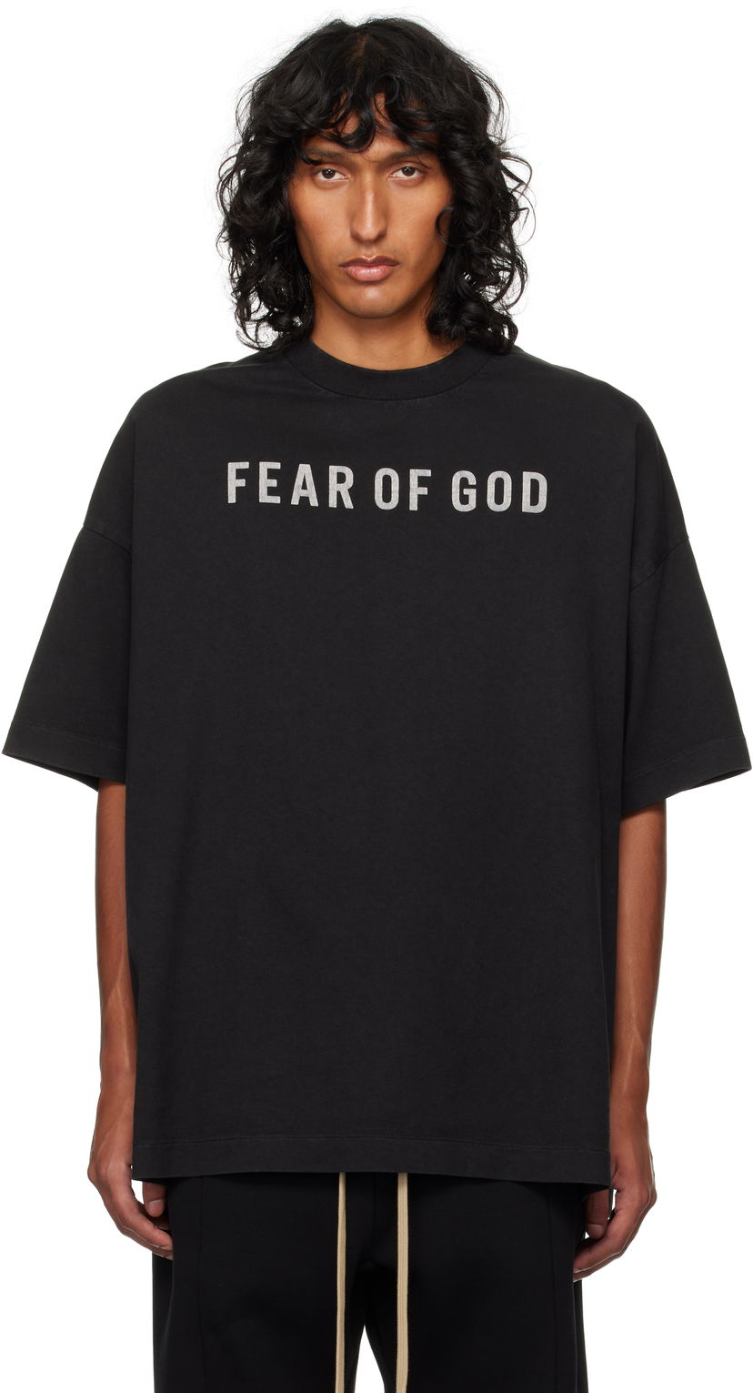 Тениска Fear of God T-shirt With Print Черно | FG24FW50-10155LGHWJ