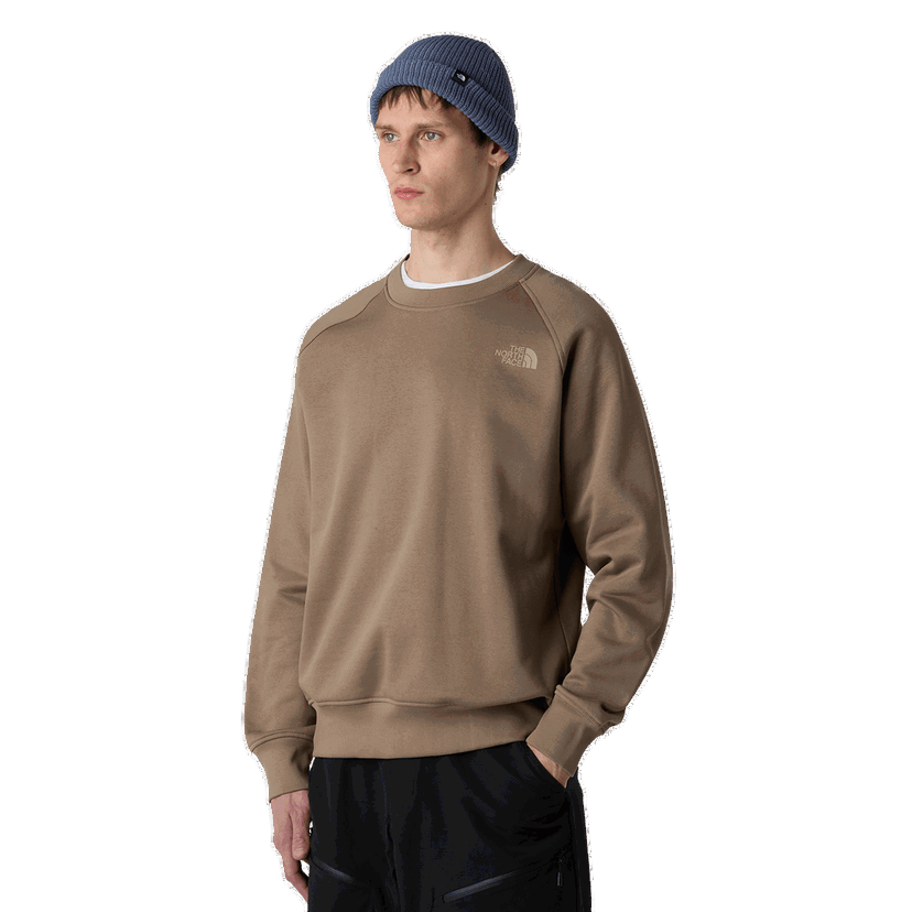 Суитчър The North Face The North Face Raglan Box NSE Crew Sweatshirt Кафяво | NF0A89FAE1Q1