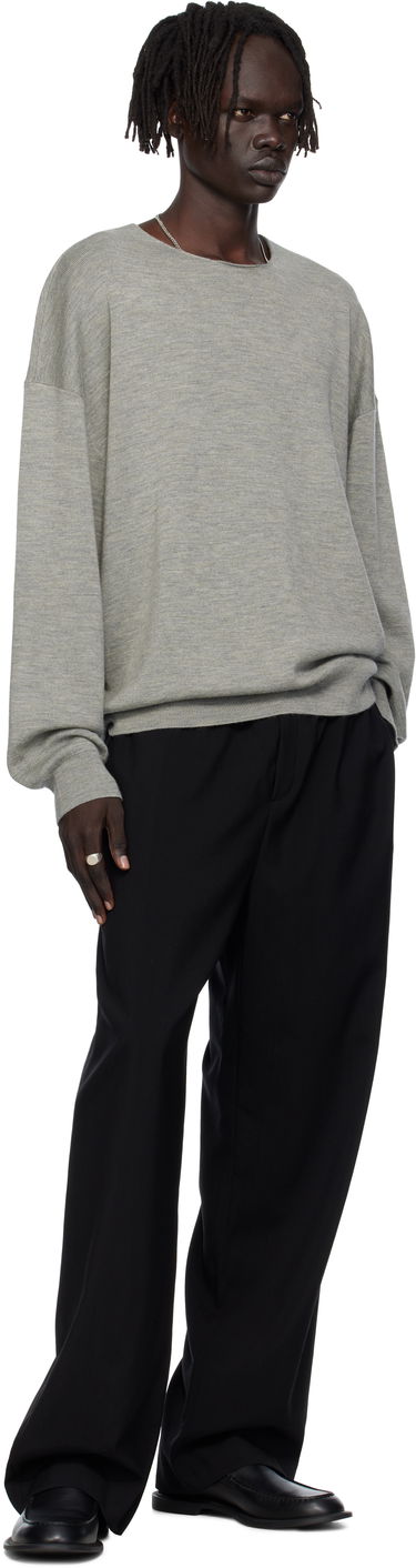 Пуловер Fear of God Fear of God ESSENTIALS Long Sleeve Crewneck Sweater Сиво | 192SP256495F, 3