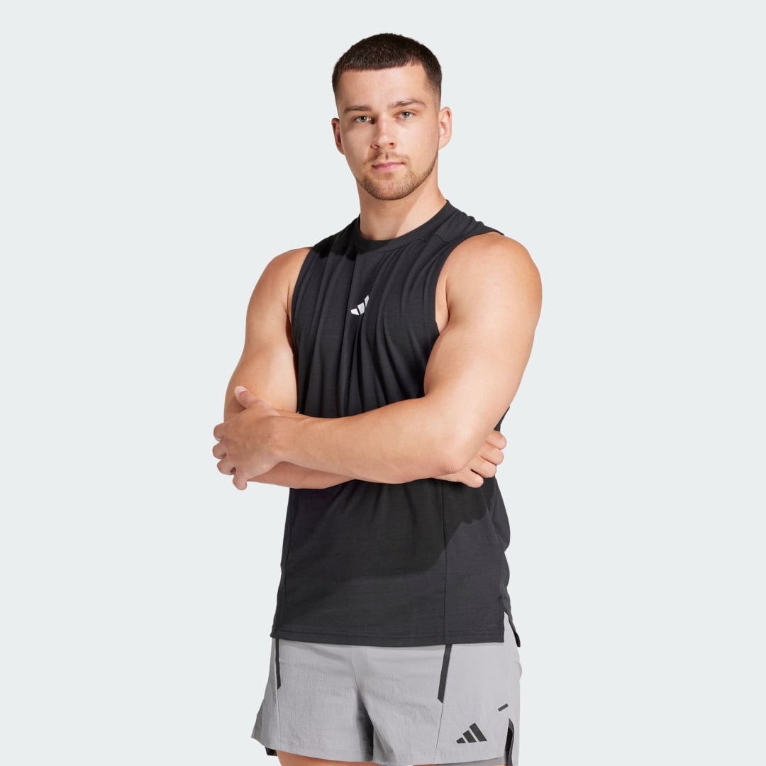 Потник adidas Performance Designed for Training Workout Top Черно | IK9726, 1