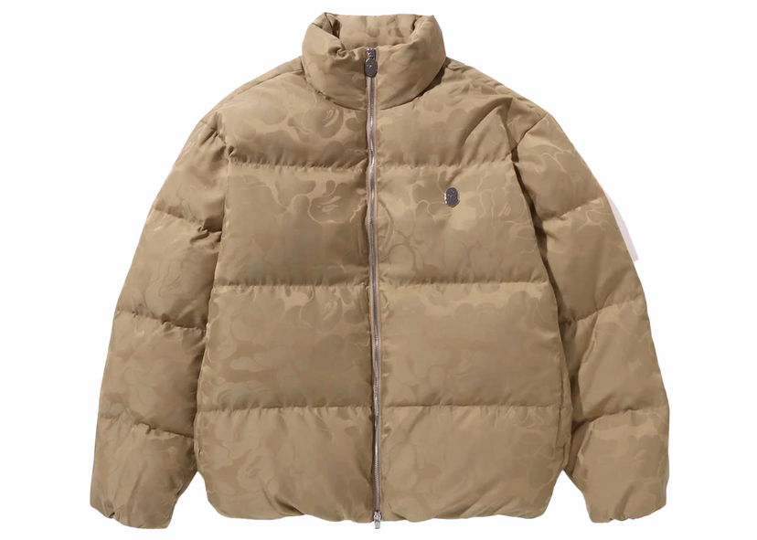 Пухо яке BAPE BAPE Tonal Solid Camo Puffer Down Jacket Beige Бежово | 1J80-144-057