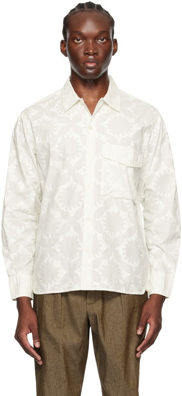 Риза Universal Works Universal Works Field Shirt Бяло | P3079, 0