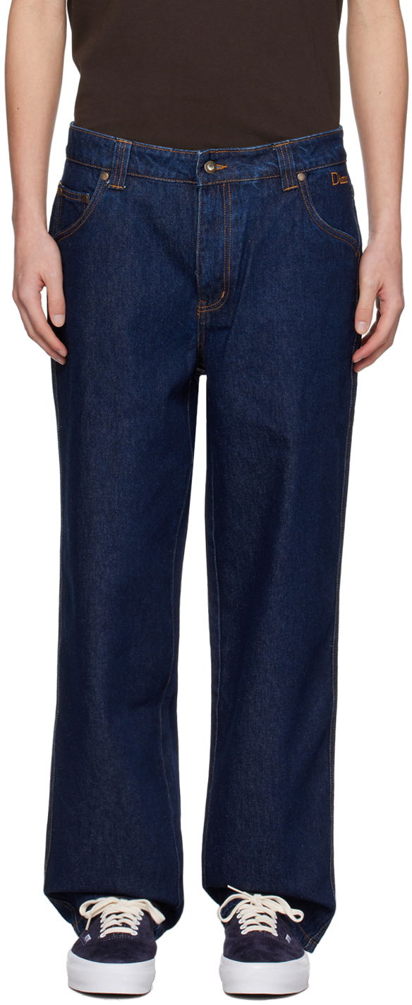Дънки Dime Indigo Classic Relaxed Jeans Тъмно синьо | DIMESP2433IND, 0