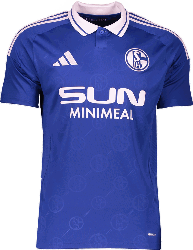 FC Schalke 04 Polo Short-Sleeve AEROREADY Jersey 2024/2025