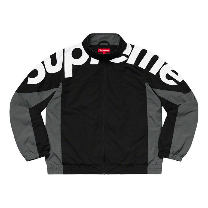 Ветровка Supreme Shoulder Logo Track Jacket Черно | SUP-FW19-020