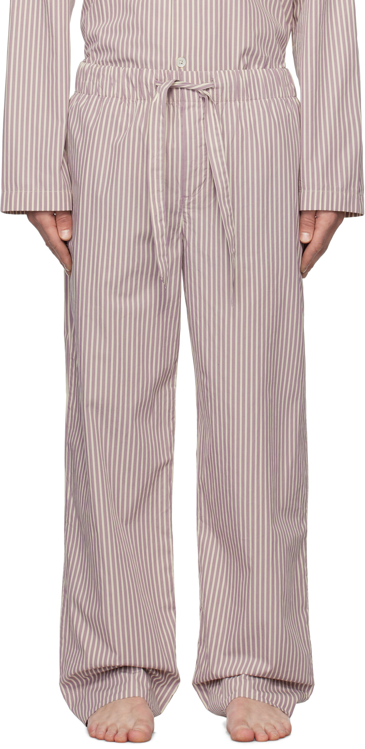 Пижама TEKLA Striped Pyjama Pants Лилаво | SWP-SKST, 0