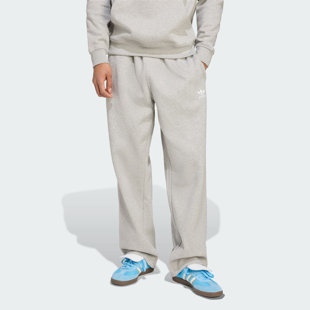 Панталони adidas Performance Trefoil Essentials Open Hem Pants Сиво | JW9157, 0