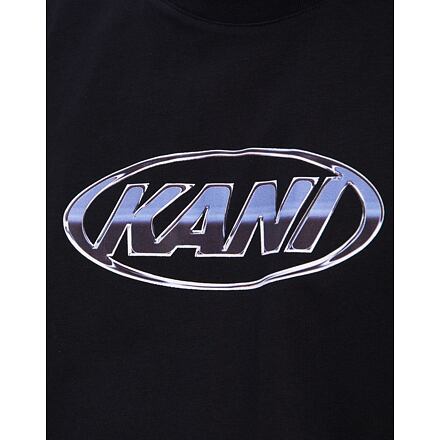 Тениска Karl Kani Karl Kani Woven Signature Chrome Logo Crop Tee Черно | KK-60300358, 1