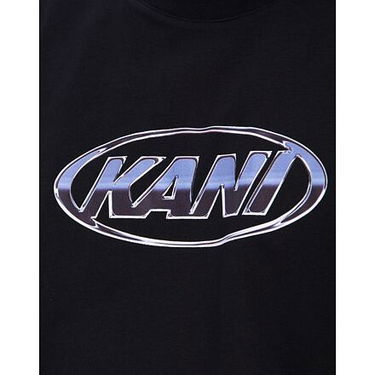 Тениска Karl Kani Karl Kani Woven Signature Chrome Logo Crop Tee Черно | KK-60300358, 1