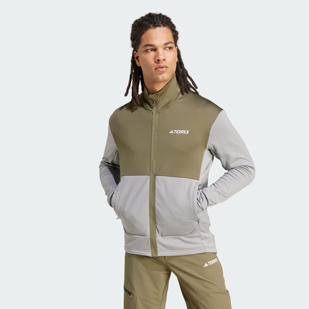 Ветровка adidas Performance Terrex Multi Light Fleece Full-Zip Зелено | IW4212, 1
