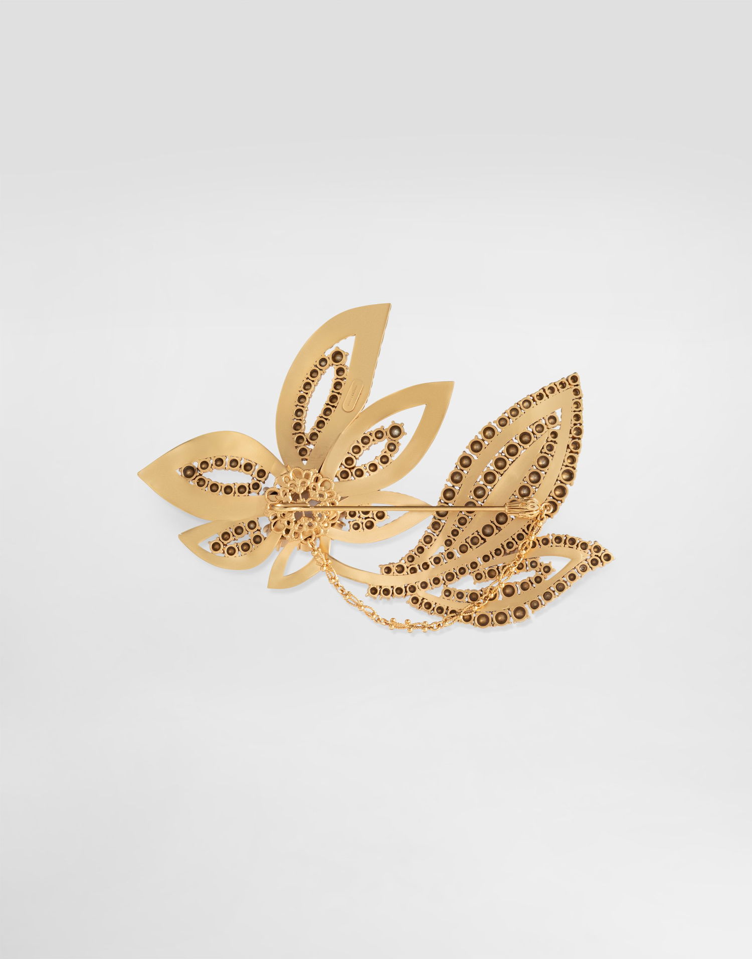 Значка Dolce & Gabbana Dolce & Gabbana Maxi Flower Brooch With Rhinestones Onesize Многоцветен | WPR7F3W1111ZOO00, 1