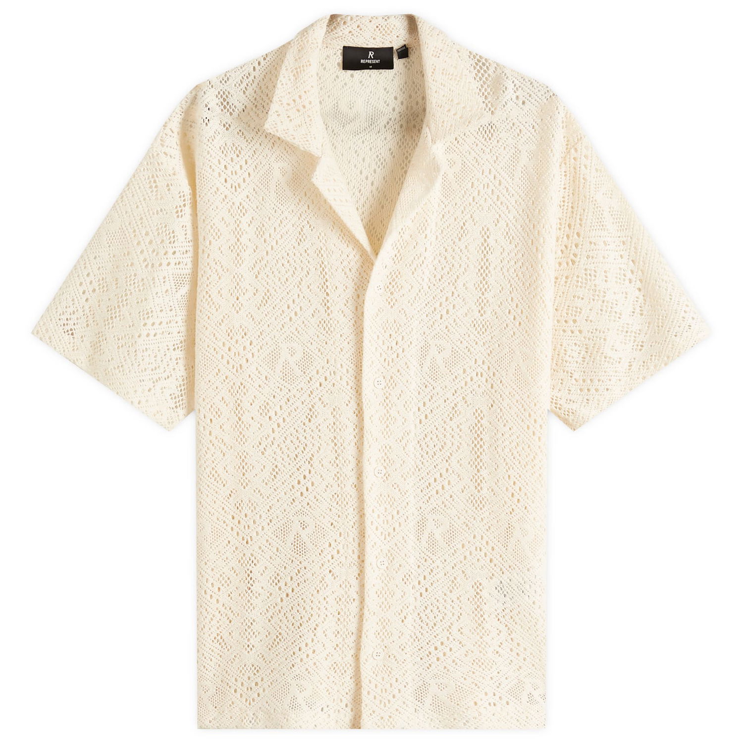 Риза Represent Clo Represent Crochet Shirt Бяло | MLM3837-26, 0