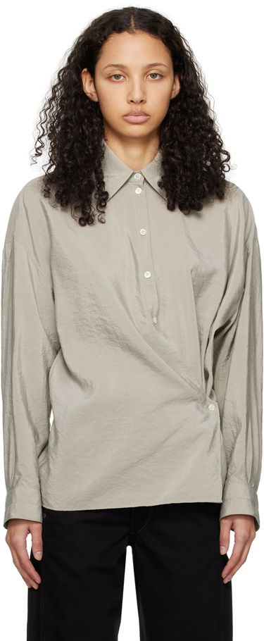 Риза LEMAIRE Twisted Button-Up Shirt Зелено | SH1032 LF208, 0