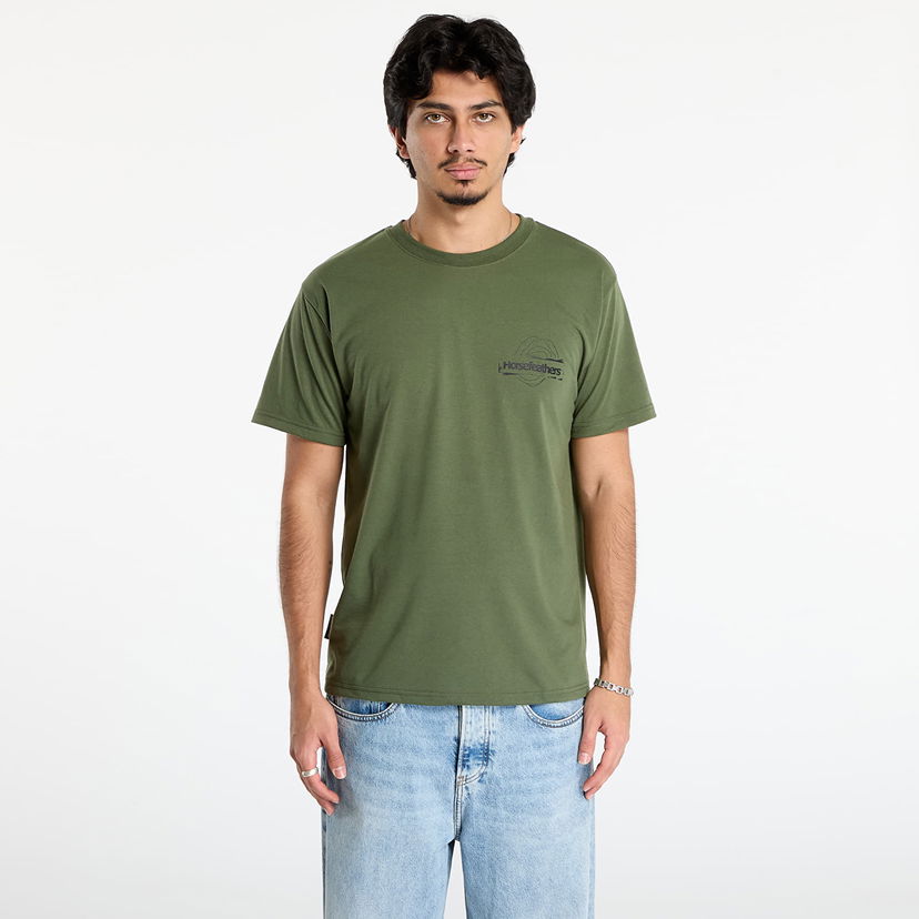 Тениска Horsefeathers T-Shirt Shank Зелено | SM1396A