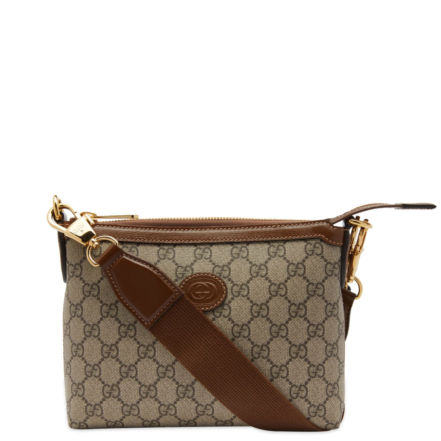 Чанта за кръста Gucci GG Supreme Monogram Cross Body Bag Бежово | 760021-92THG-8563, 0