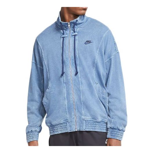Яке Nike Sportswear Knit Washed Jacket Синьо | CV4354-442, 0