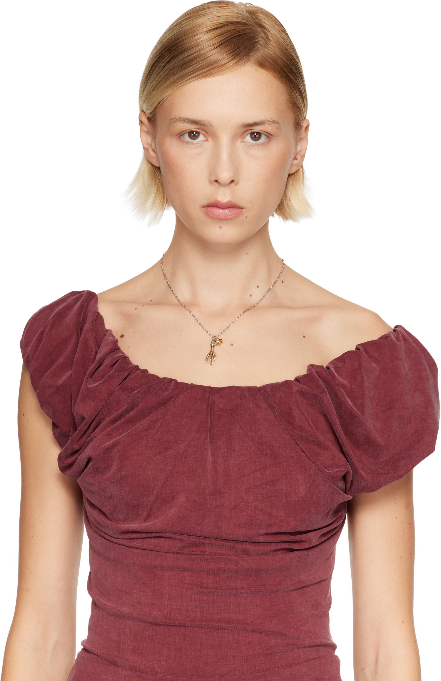 Колие Vivienne Westwood Joselita Chicken Foot Orb Charm Necklace Многоцветен | 630203H8-02R042-, 1