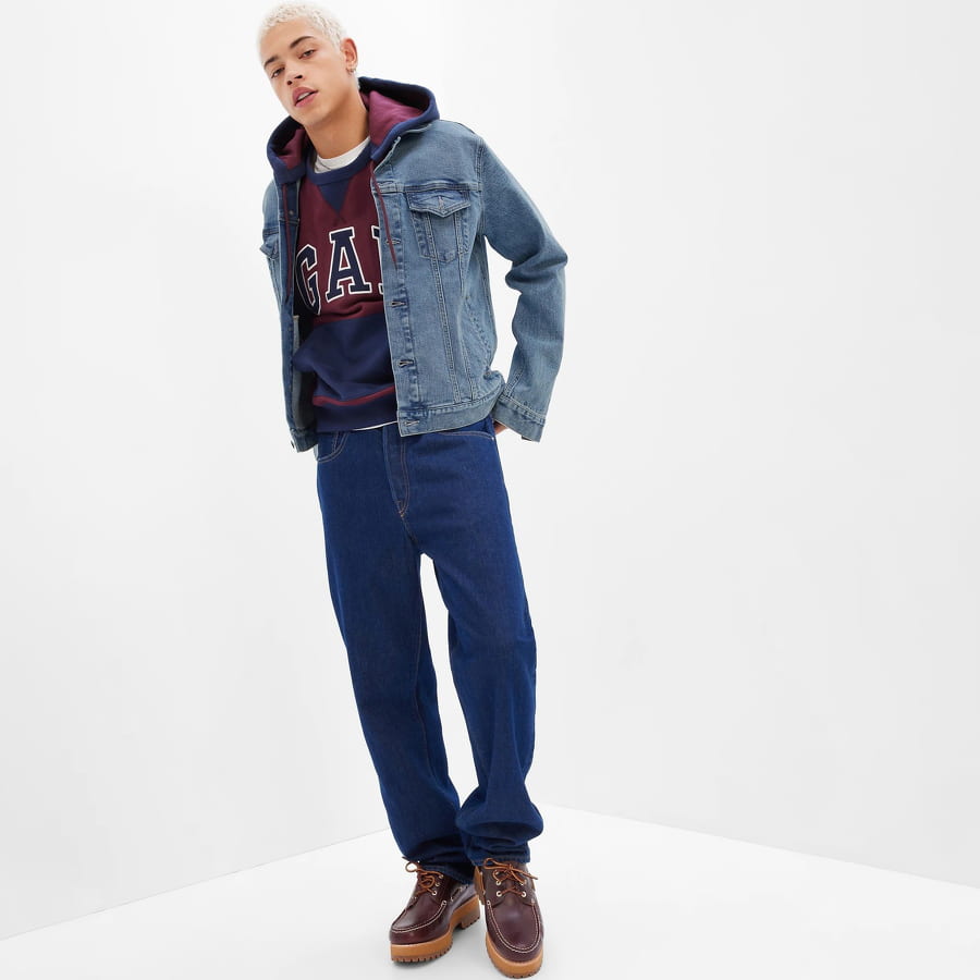 Яке GAP Denim Icon Jacket Синьо | 413768-00, 0