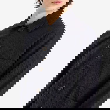 Яке Universal Works Bakers Jacket Seersucker Тъмно синьо | 32112-DKN, 5