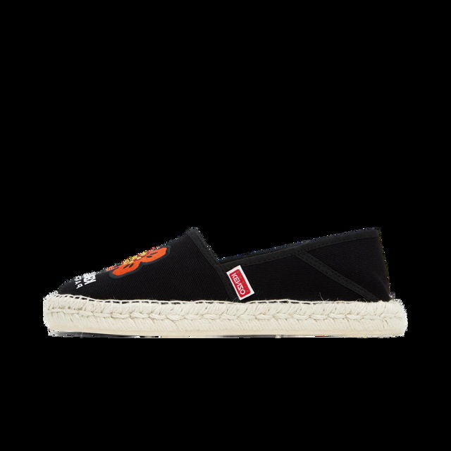 Paris Boke Flower Espadrilles "Black"