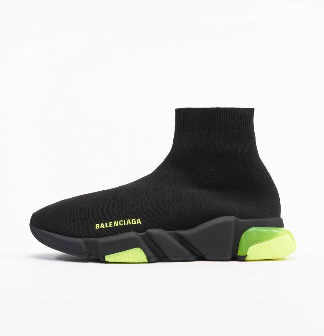 Кецове и обувки Balenciaga Speed LT Clear Черно | 607544W05GJ1048, 0