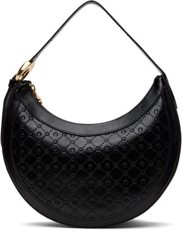 Дамска чанта Marine Serre Marine Serre Moonogram Embossed Leather Eclips Bag Черно | WBA020A CLEA0051, 0