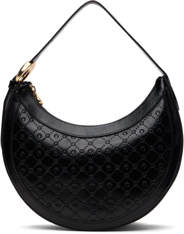 Marine Serre Moonogram Embossed Leather Eclips Bag