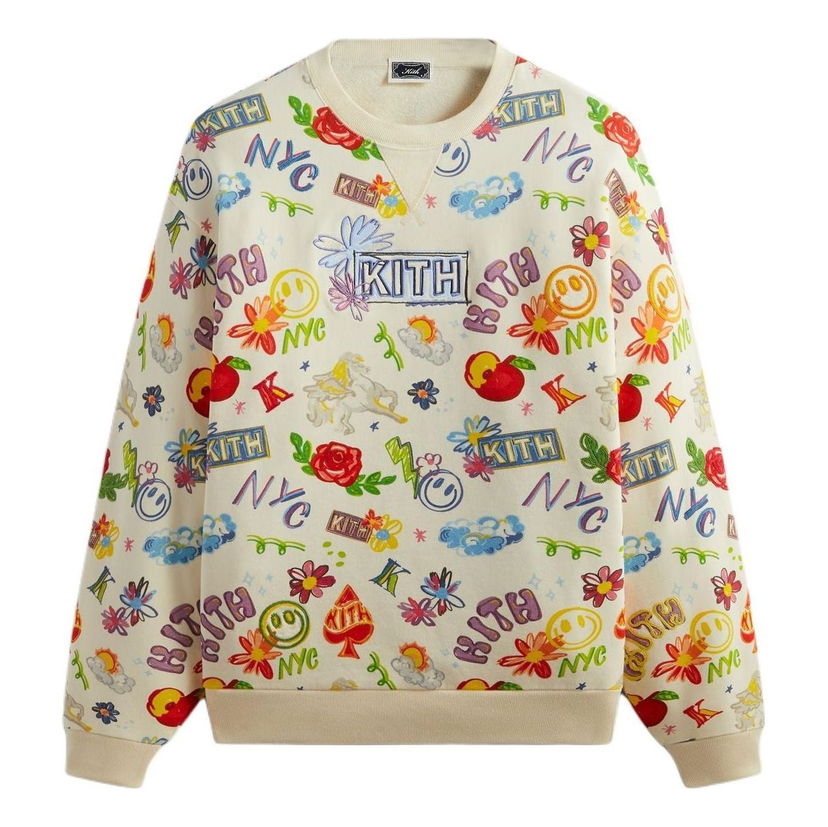 Пуловер KITH Sketchbook Nelson Crewneck Бежово | KHM031981-104