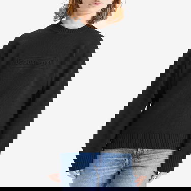 Пуловер DSQUARED2 Crewneck Knit Pullover with Embossed Logo, Size Large Черно | S74HA1475-D13029-900, 2