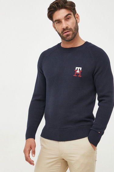 Пуловер Tommy Hilfiger Sweater Тъмно синьо | MW0MW27938.9BYY, 0