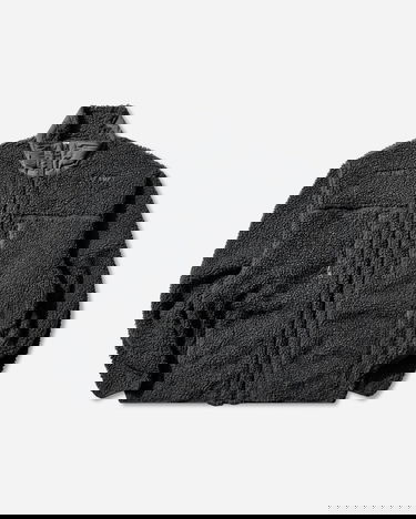 Яке Cav Empt Stand Collar Boa Fleece Zip Up Jacket with Zippered Pockets Черно | CES28CS26 GREY, 1