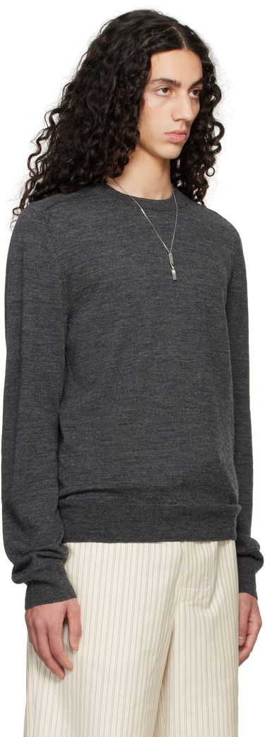 Пуловер Maison Margiela Maison Margiela Elbow Patch Sweater Сиво | S50HL0041 M13098, 1