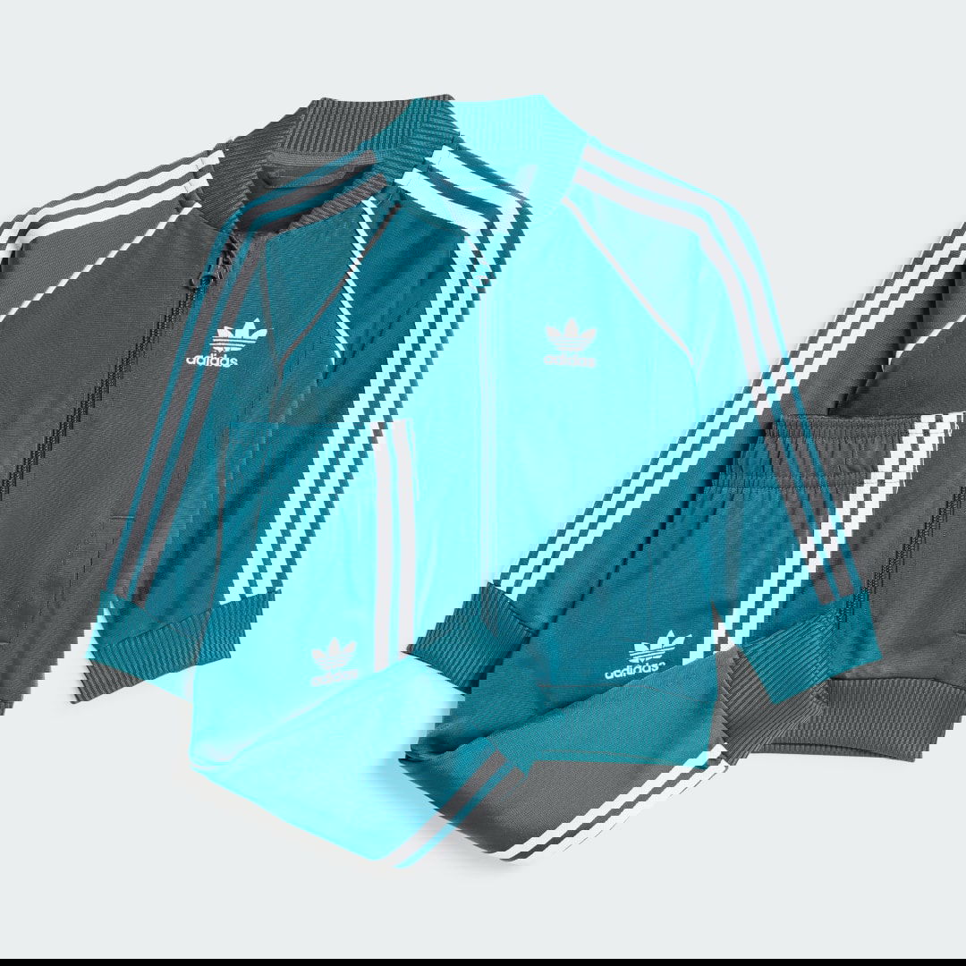 Комплект adidas Performance Adicolor SST Tracksuit Kids Тюркоазено | IX5173, 0