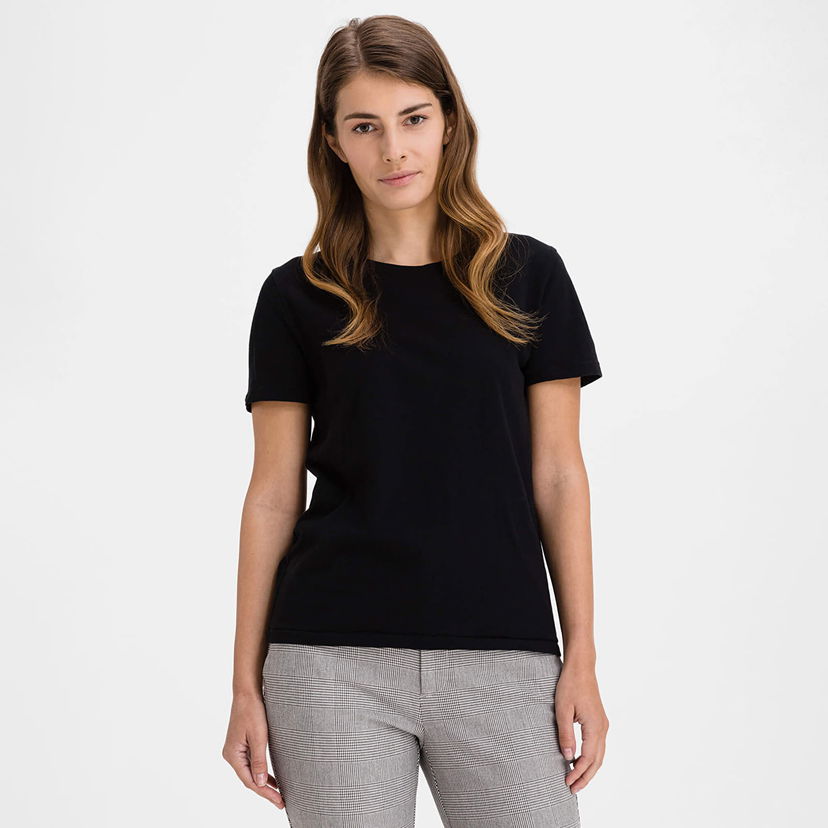 Тениска GAP Basic Crewneck Tee True Black Черно | 795346-06