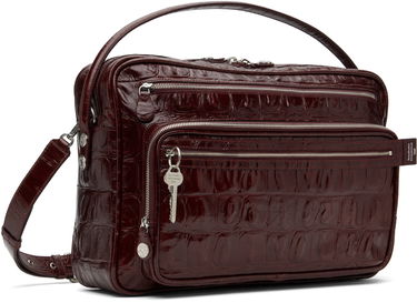 Чанта през рамо Acne Studios Acne Studios Camero Camera Shoulder Bag Бургунди | A10451-, 1