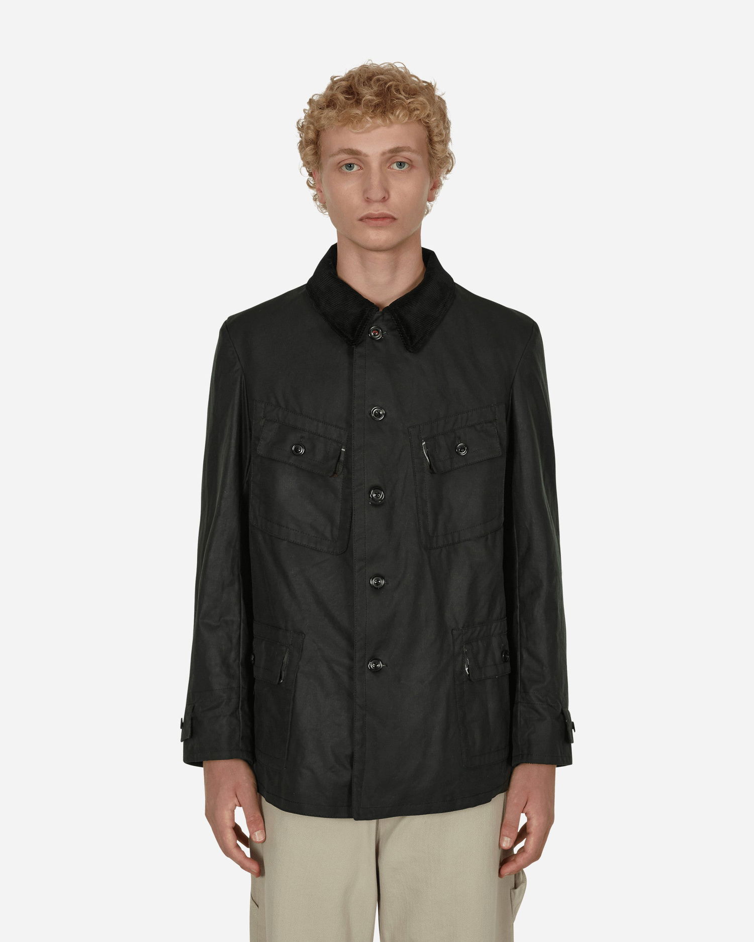 Риза Maison Margiela Waxed Cotton Jacket Черно | SI1AM0001 616, 0