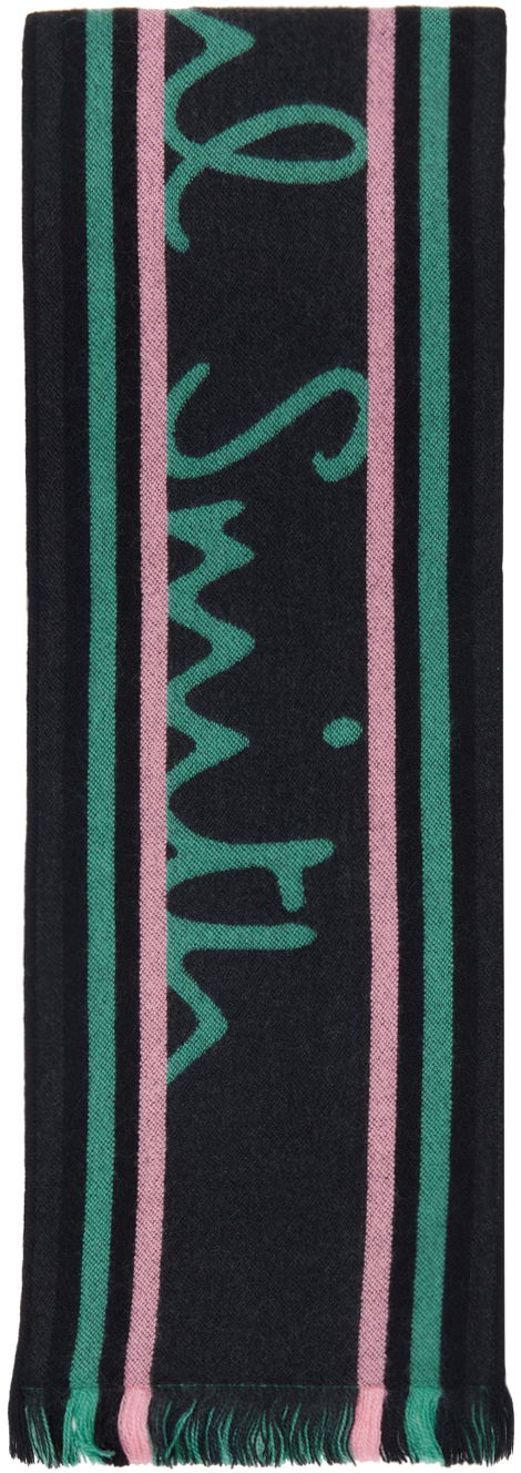 Шал Paul Smith PS Paul Smith Team Scarf Черно | 79 BLACKS, 1