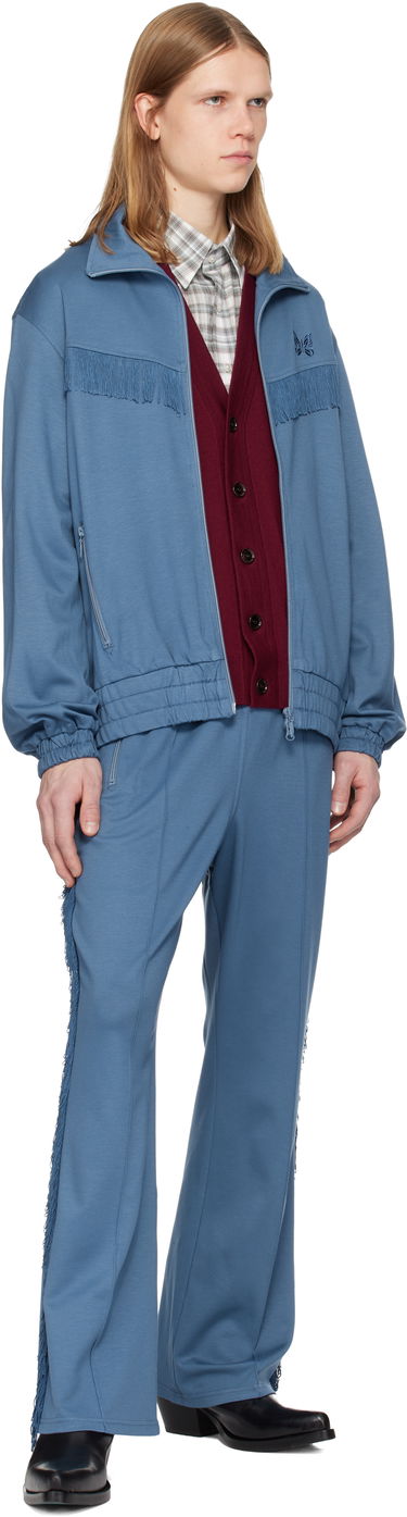 Спортни панталони Needles NEEDLES Fringe Boot-Cut Track Pants Синьо | QV335, 3