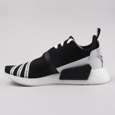 Кецове и обувки adidas Originals White Mountaineering x NMD_R2 Primeknit ''Core Black'' Черно | CG3648, 0