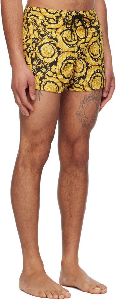 Бански Versace Barocco Print Swim Shorts Металик | ABU05020_A233170, 4
