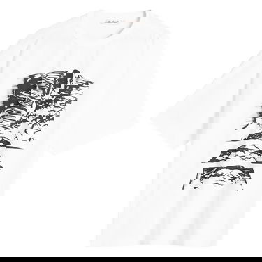 Тениска YMC YMC Triple Mountains T-Shirt, Size Small Бяло | P6ZAE-10, 1