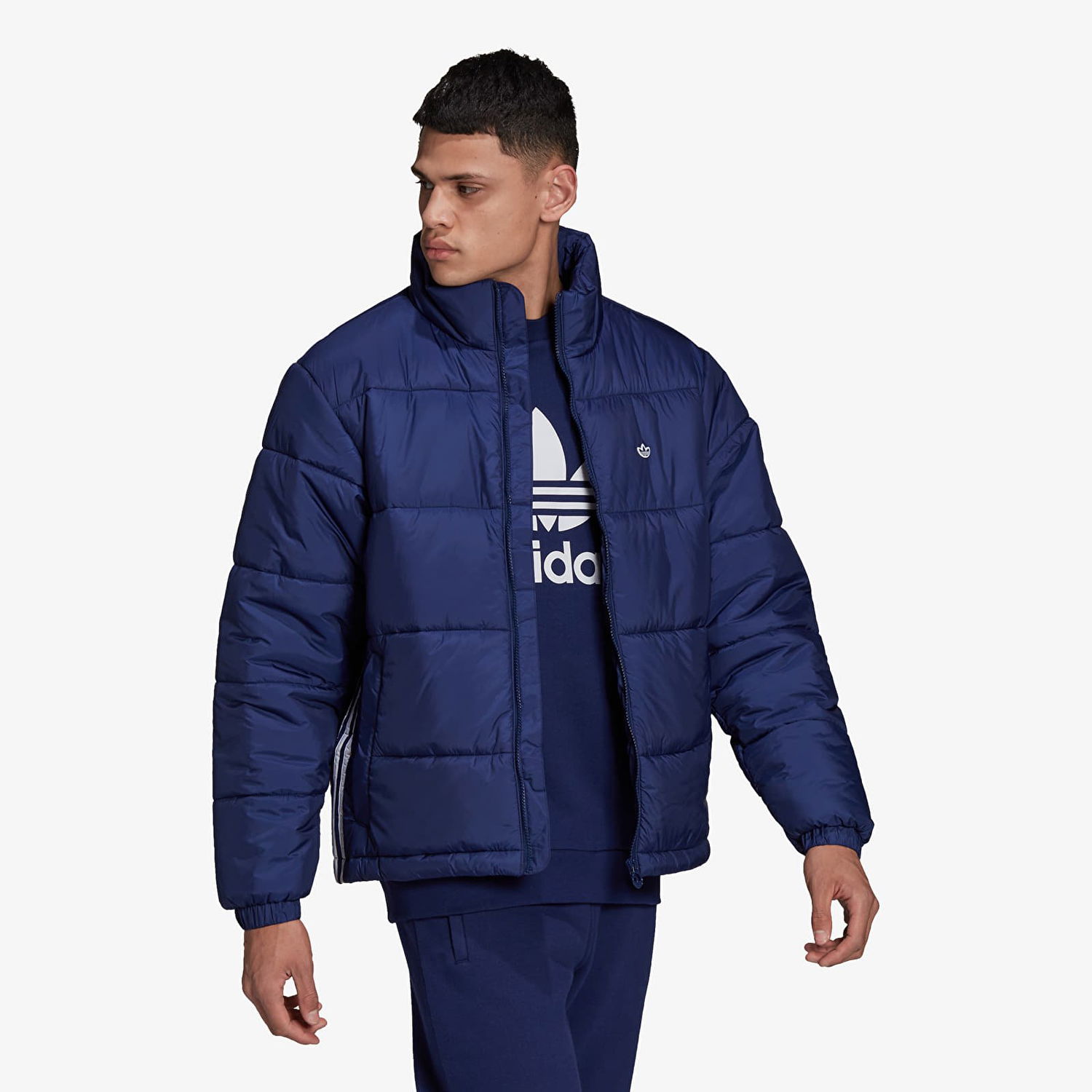 Яке adidas Originals Padded Stand-Up Collar Тъмно синьо | H13552, 0