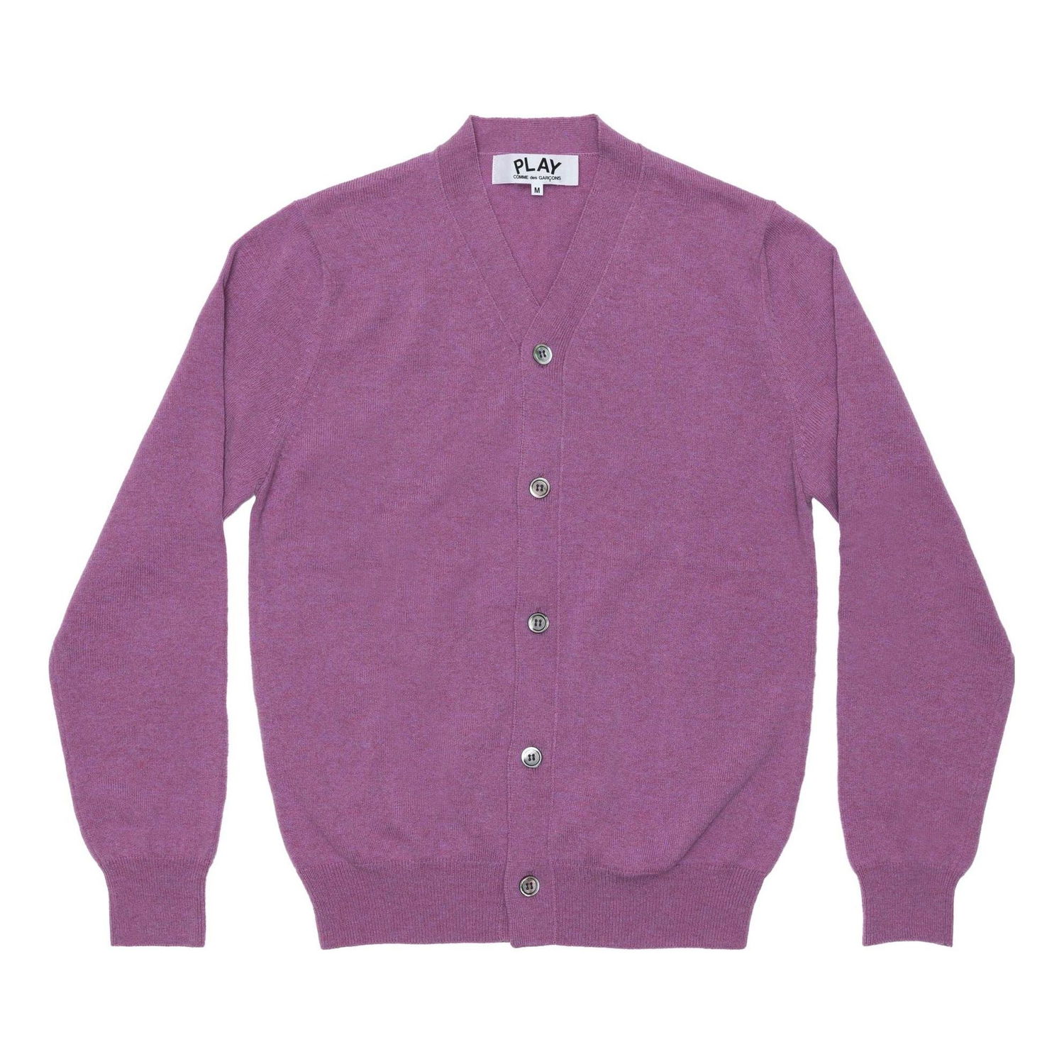 Пуловер Comme des Garçons PLAY Cardigan With Sleeve Emblem Лилаво | AZ-N092-051-4, 0