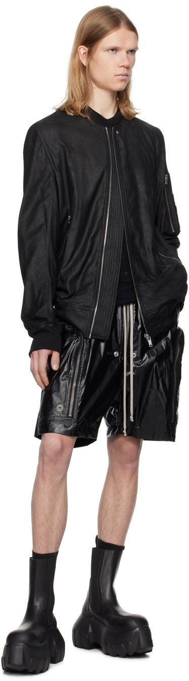 Къси панталони Rick Owens Rick Owens Hollywood Bauhaus Bela Shorts Черно | RU01E5392 MCT, 3