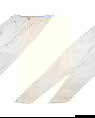 Панталони BEAMS Beams+ 2 Pleats Twill Trousers Бежово | 38230097874-05, 0