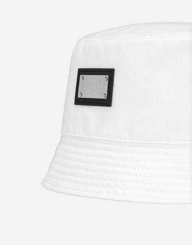 Шапка Dolce & Gabbana Ala Chiusa Bucket Hat Бяло | GH701AGF853W0800, 2