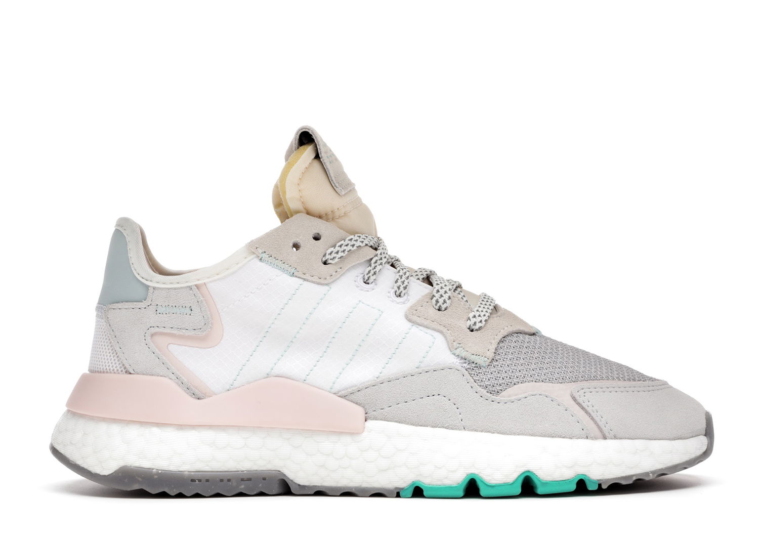 Кецове и обувки adidas Originals Nite Jogger White Mint Pink W Бяло | EF8721, 0