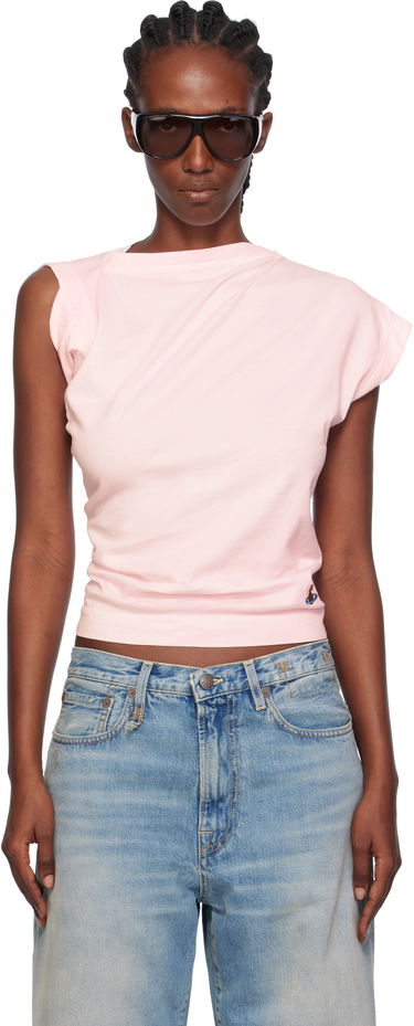 Тениска Vivienne Westwood Vivienne Westwood Hebo T-Shirt Розово | 1504000A-J009R-, 0