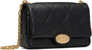 Дамска чанта Burberry Burberry Quilted Lambskin Strand Clutch Черно | 8111640, 1