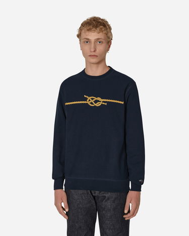 Суитчър Noah Knot Crewneck Sweatshirt Blue Черно | SS070FW22 NVY, 1